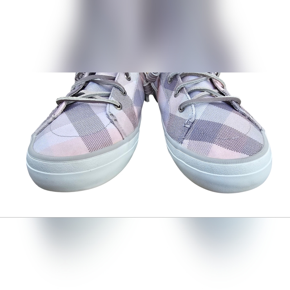Sperry - Women's Pastel Plaid Low Top Shoes/Sneakers Crest Vibe STS88474 - Picture 4 of 7